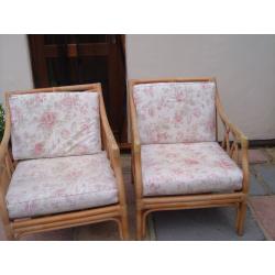 Two Cane Chairs for sale.