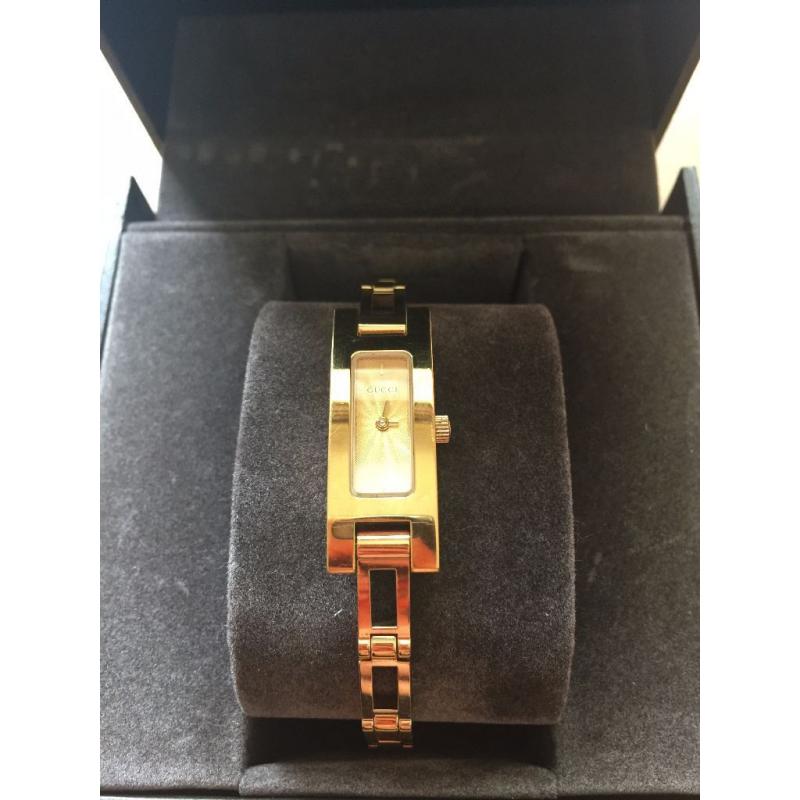 Gucci Ladies 3900L Goldplated Wristwatch - Nearly New