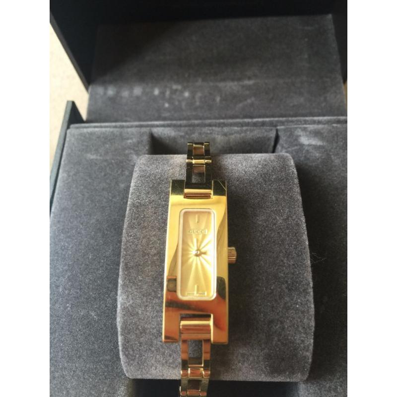 Gucci Ladies 3900L Goldplated Wristwatch - Nearly New
