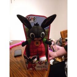 Talking Bing bunny still in box