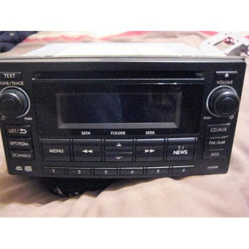 NEW SHAPE SUBARU IMPREZA BLUETOOTH RADIO CD CLARION, 86201FG320