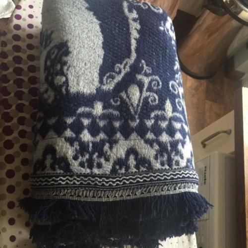 Woollen throw