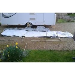 Caravan Awning for sale. Full length Frittiders Acrylic Awning. 7.60 a length