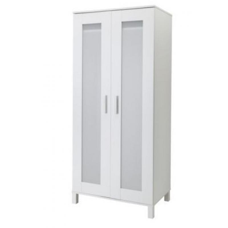 Ikea white 2 door wardrobe