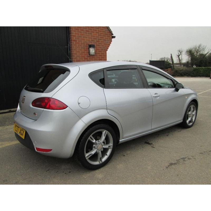2007 (57) SEAT LEON TDI DPF FR DIESEL 6 SPEED Part exchange available /Credit & Debit cards accepted