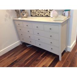 marks Hastings range 10 dr chest. Farrow &Ball Bone painted.