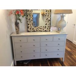 marks Hastings range 10 dr chest. Farrow &Ball Bone painted.