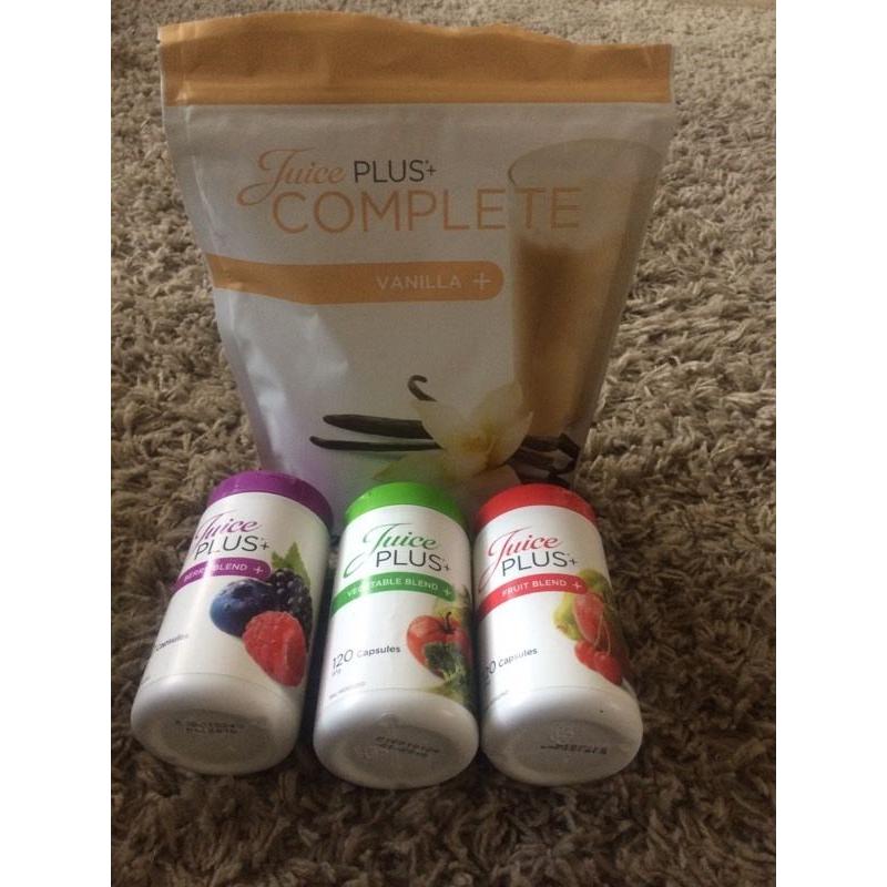 Juice plus + Vanilla shake & Juice plus + Capsules