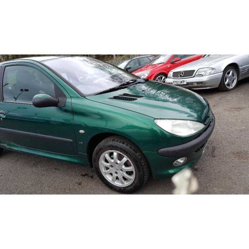 Peugeot 206 1.4 LX 3++ MOT FEB 17+JUST SERVICED++1 PREVIOUS OWNER++6 MONTH WARRANTY INCLUDED