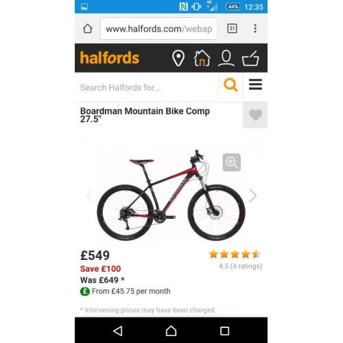 Bordman 2016 comp bike