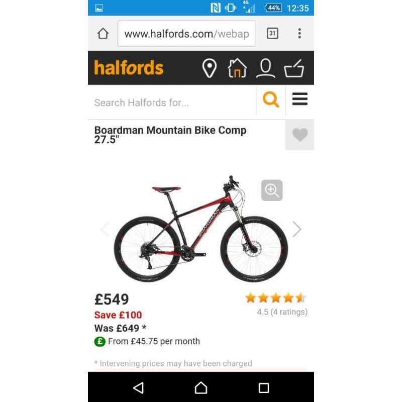 Bordman 2016 comp bike