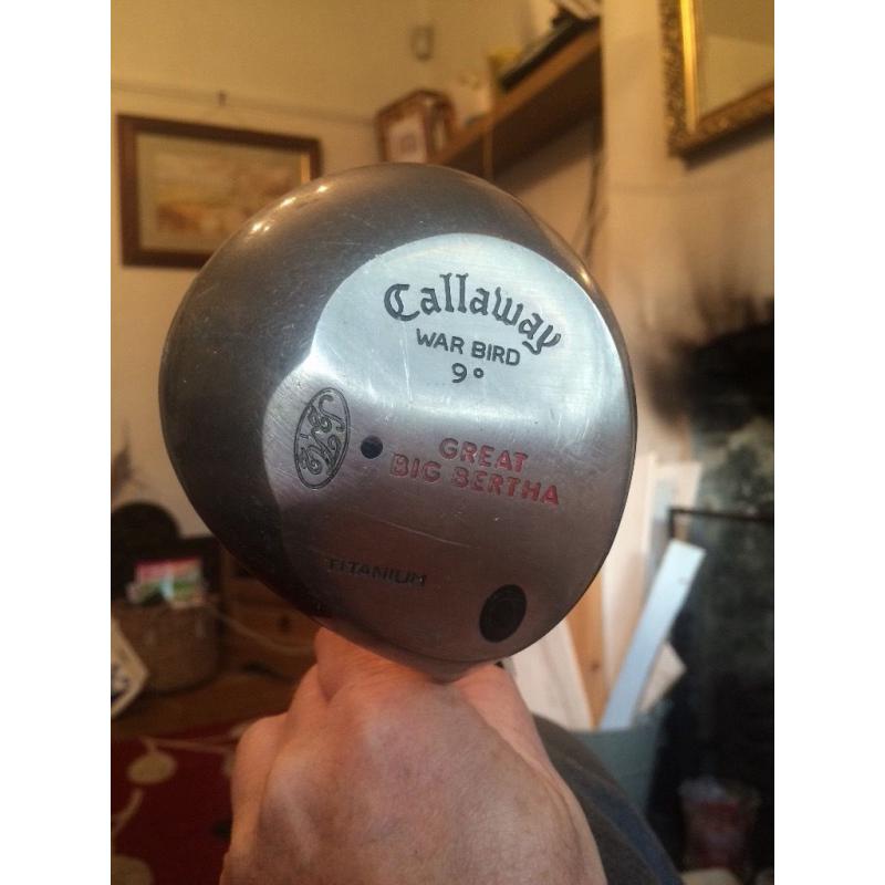 Two Callaway Golf drivers