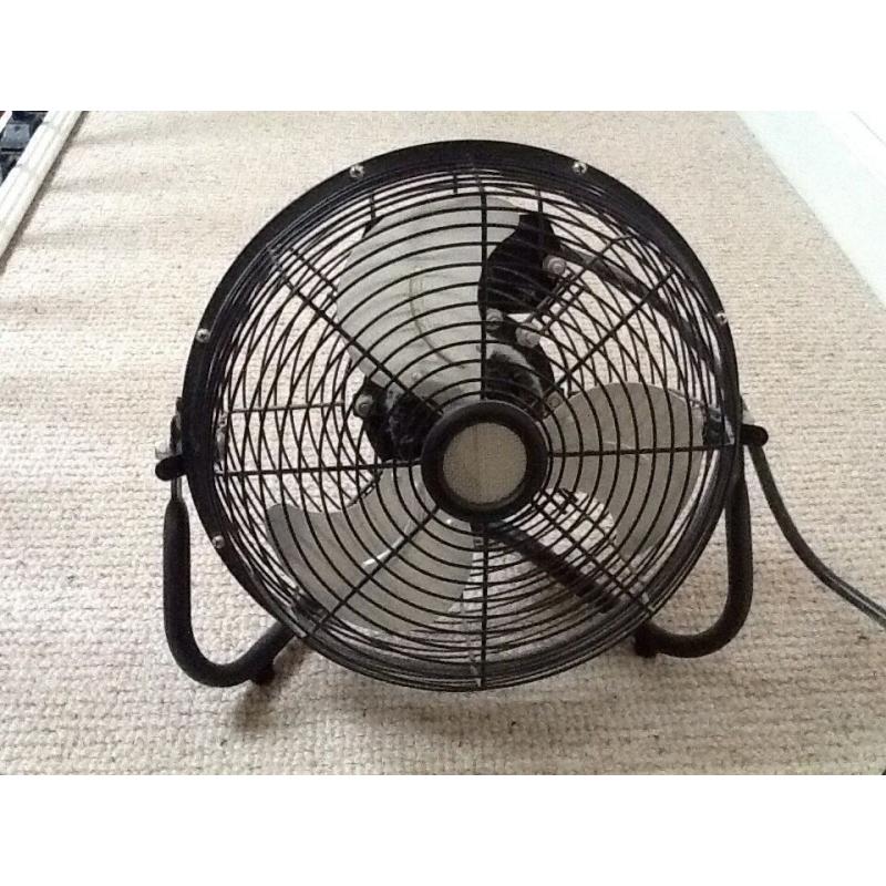 Black Metal Circulator Fan