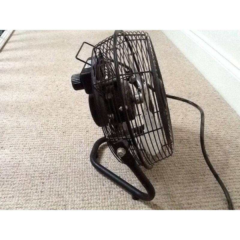 Black Metal Circulator Fan