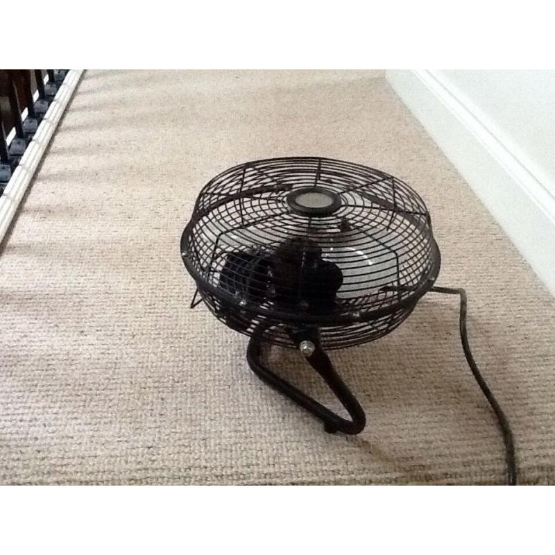 Black Metal Circulator Fan