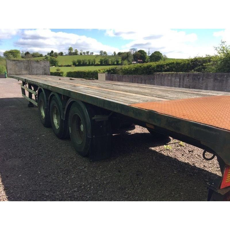 SDC 45ft flat trailer