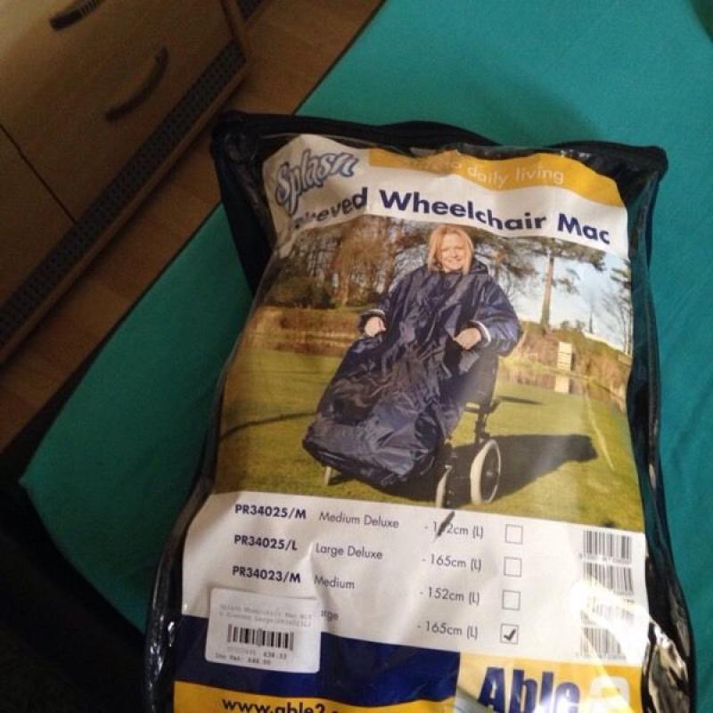Wheel chair rain cover