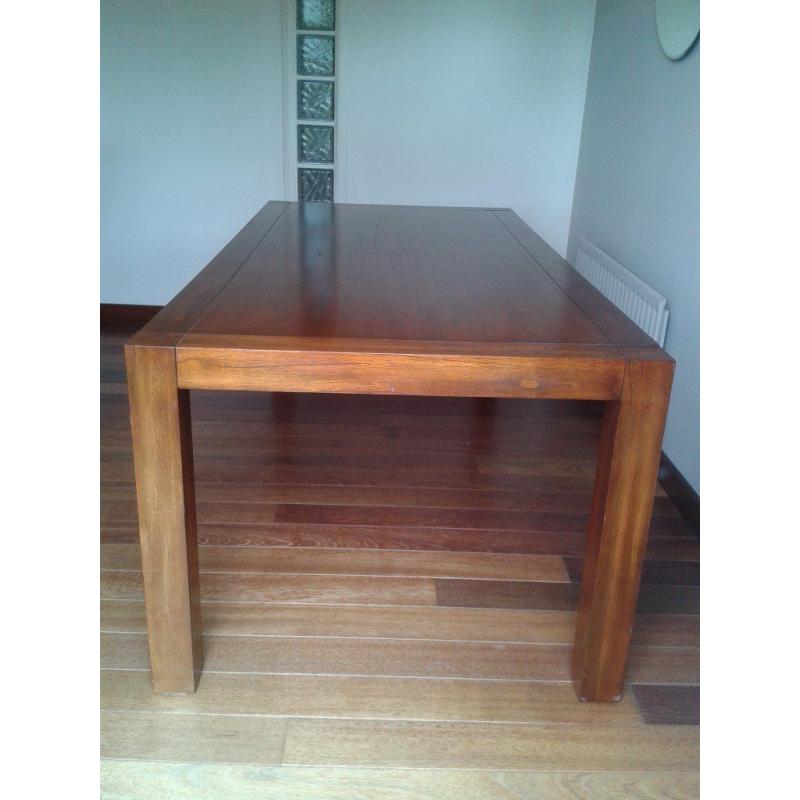 Creations 6 Seat Solid Wood Dining Room Table