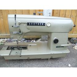 BROTHER LT2-B832-3 & JUKI 515 TWIN NEEDLE INDUSTRIAL SEWING MACHINES