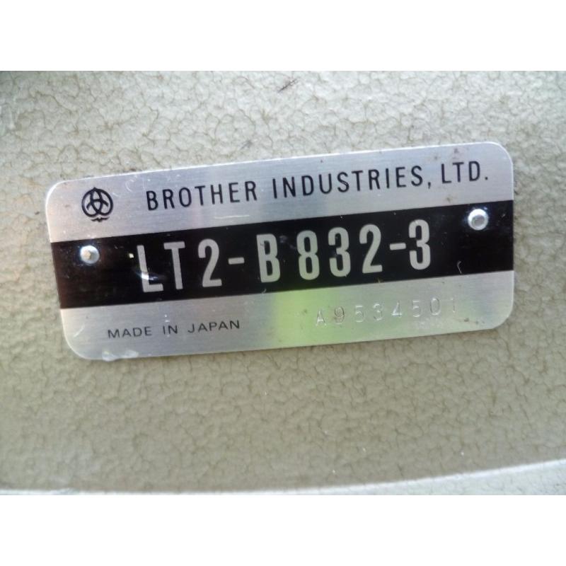 BROTHER LT2-B832-3 & JUKI 515 TWIN NEEDLE INDUSTRIAL SEWING MACHINES