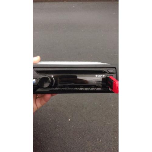 Sony car stereo with blaupunkt amp and sub