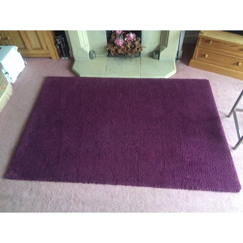 Large purple IKEA rug