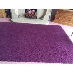 Large purple IKEA rug