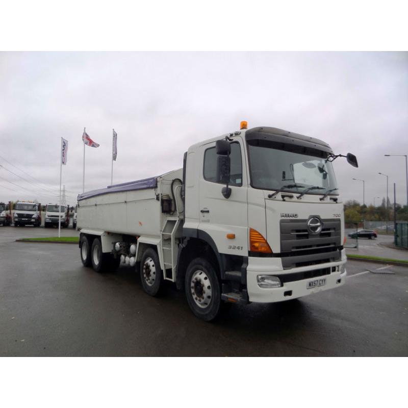 2007 (57) HINO FY 3241 8x4 Insulated Tarmac Tipper