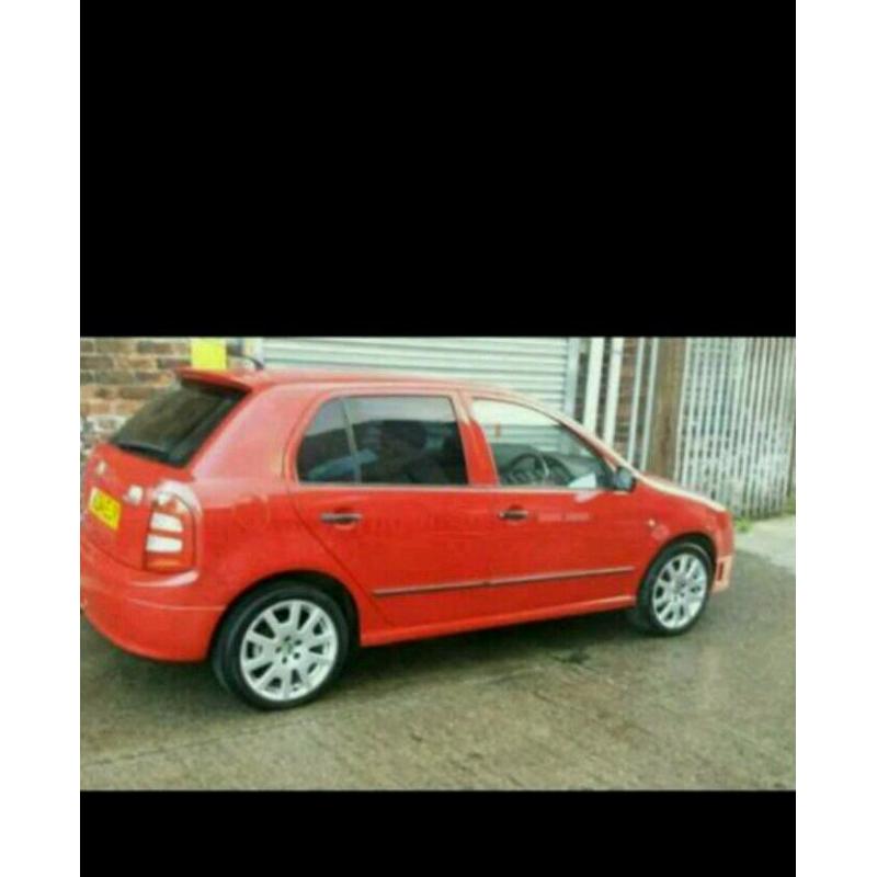 Skoda fabia vrs wheels with matching tyres