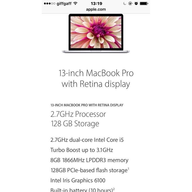 Latest model brand new MacBook Pro 13