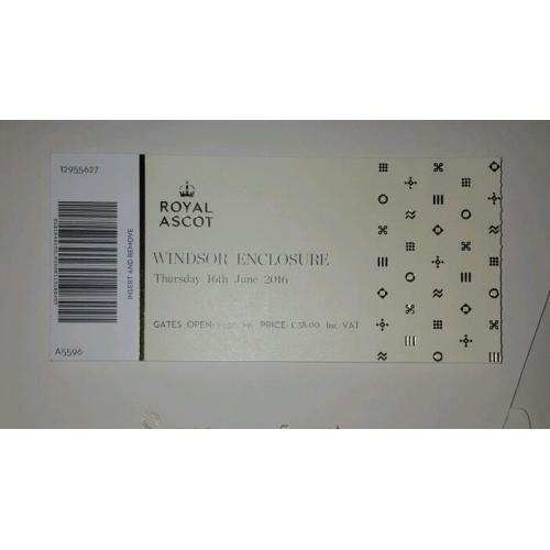 1 Ladies Day Royal Ascot Ticket