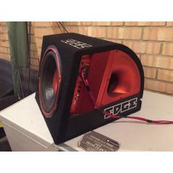 12 " Edge car sub with built in 1000 watt amp