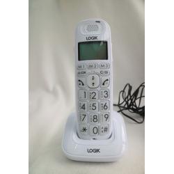 Logik Cordless Phone wityh big buttons and additional handset - New