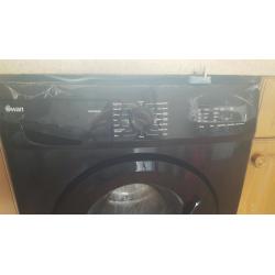 Swan Black Washing Machine 7kg Load