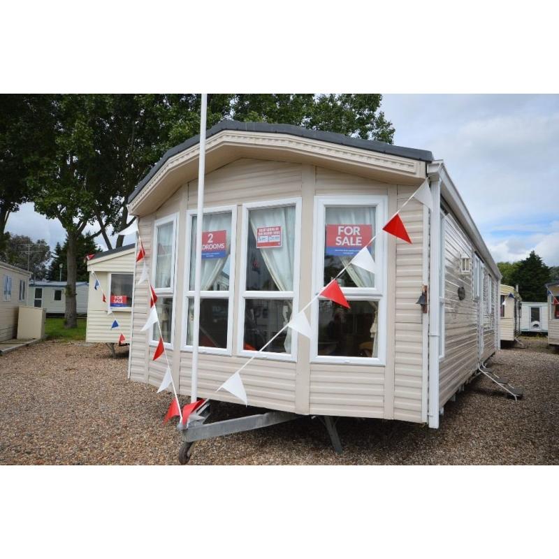Static. caravan Willerby Winchester 38x12x2 Essex nr steeple waterside inc free 2016+2017 site fee's