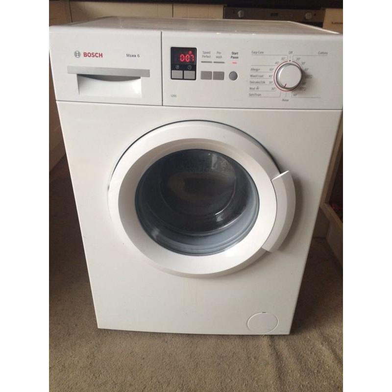 Bosch 6kg 1200 spin washing machine excellent condition fully functional