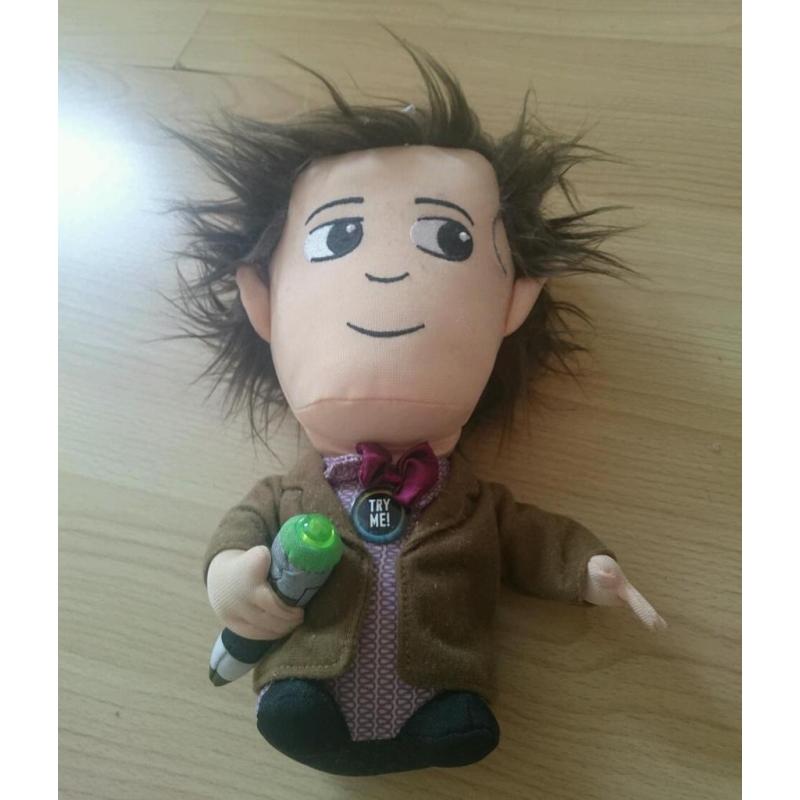 Doctor Who Eleventh Doctor, talking plush toy - fantastic condition