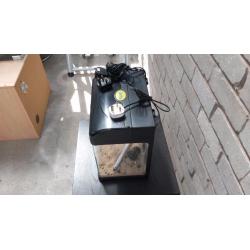 Small tank with built in lights and filter. Heater included.