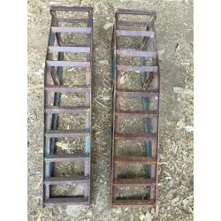 One pair of car ramps for sale.