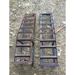 One pair of car ramps for sale.