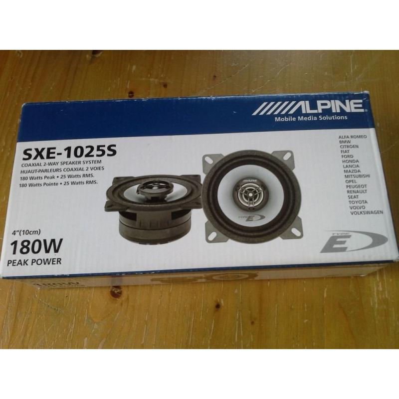 Brand new alpine car speakers