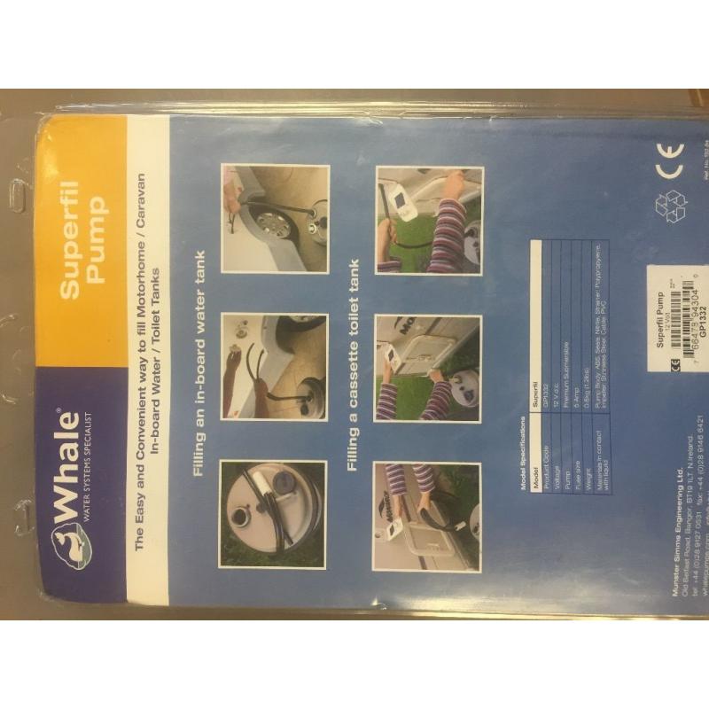 Whale Superfil Pump Brand new