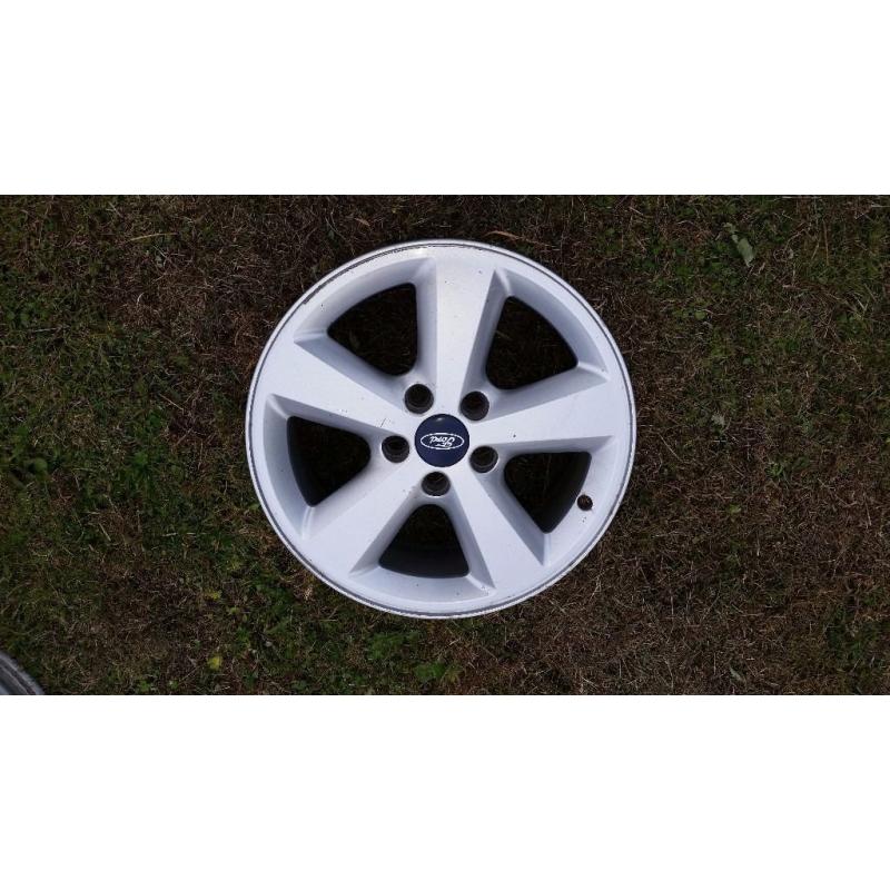 Set of Genuine 16" Ford Alloys - Focus, Mondeo, C-Max, Connect van etc - All 5 stud Fords