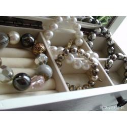 set of six bead bangles