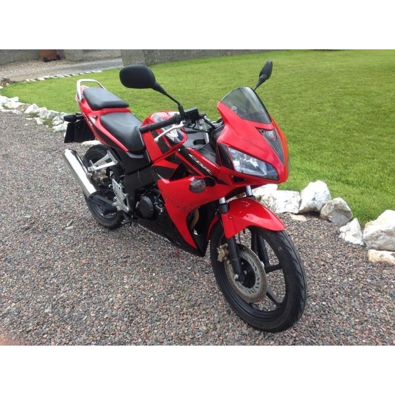 2008 Honda CBR 125 R, Only 1718 Miles.