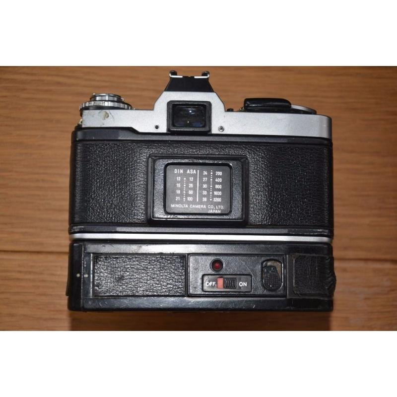 Minolta cameras and lenses