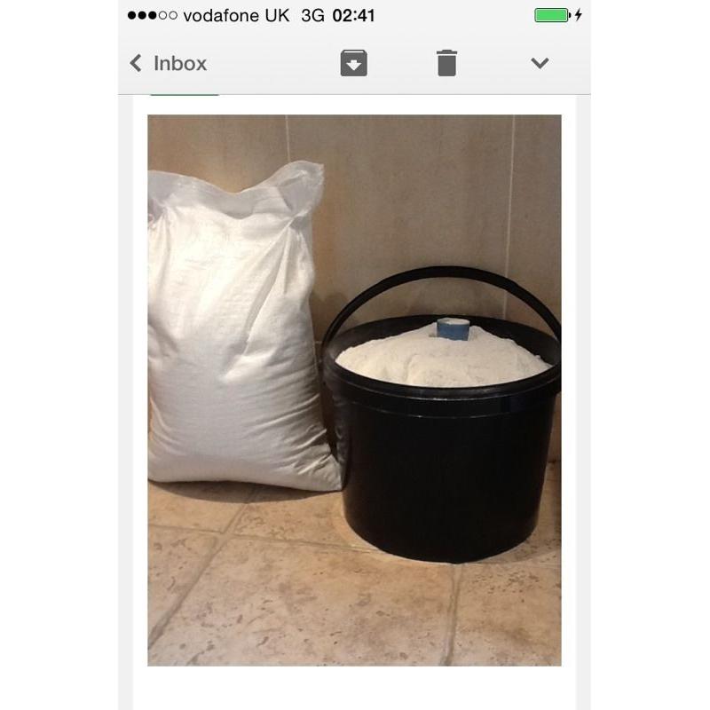 100 x 10kg sacks of washing powder / laundry detergent soap / laundrette supplies