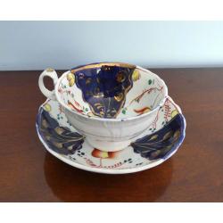 Gaudy Welsh Cup and Saucer