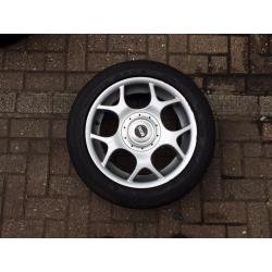 4x 16" Mini Alloy Wheels and Tyres