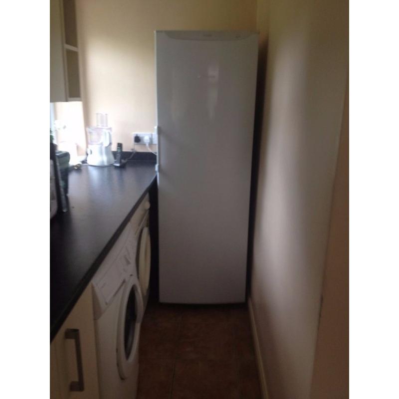 Tall Hotpoint/Indesit Larder fridge, polar white